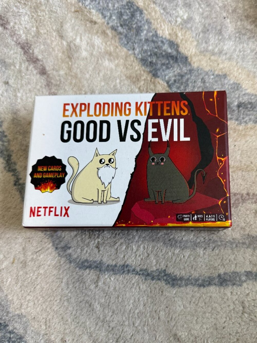 Lot of 2 - Exploding Kittens Good Vs Evil and NSFW card game